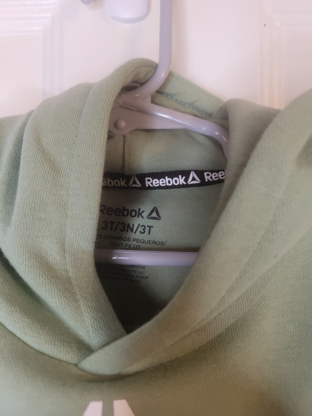 Reebok Kids' Sage Green Logo Hoodie - Picture 8 of 8